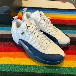Nike Air Jordan 12 XII Low Golf Shoes French Blue Size 7.5 men’s NIB NWT Amazon.com | Jordan Mens Air Jordan 12 Low Golf DH4120 101  main image 2